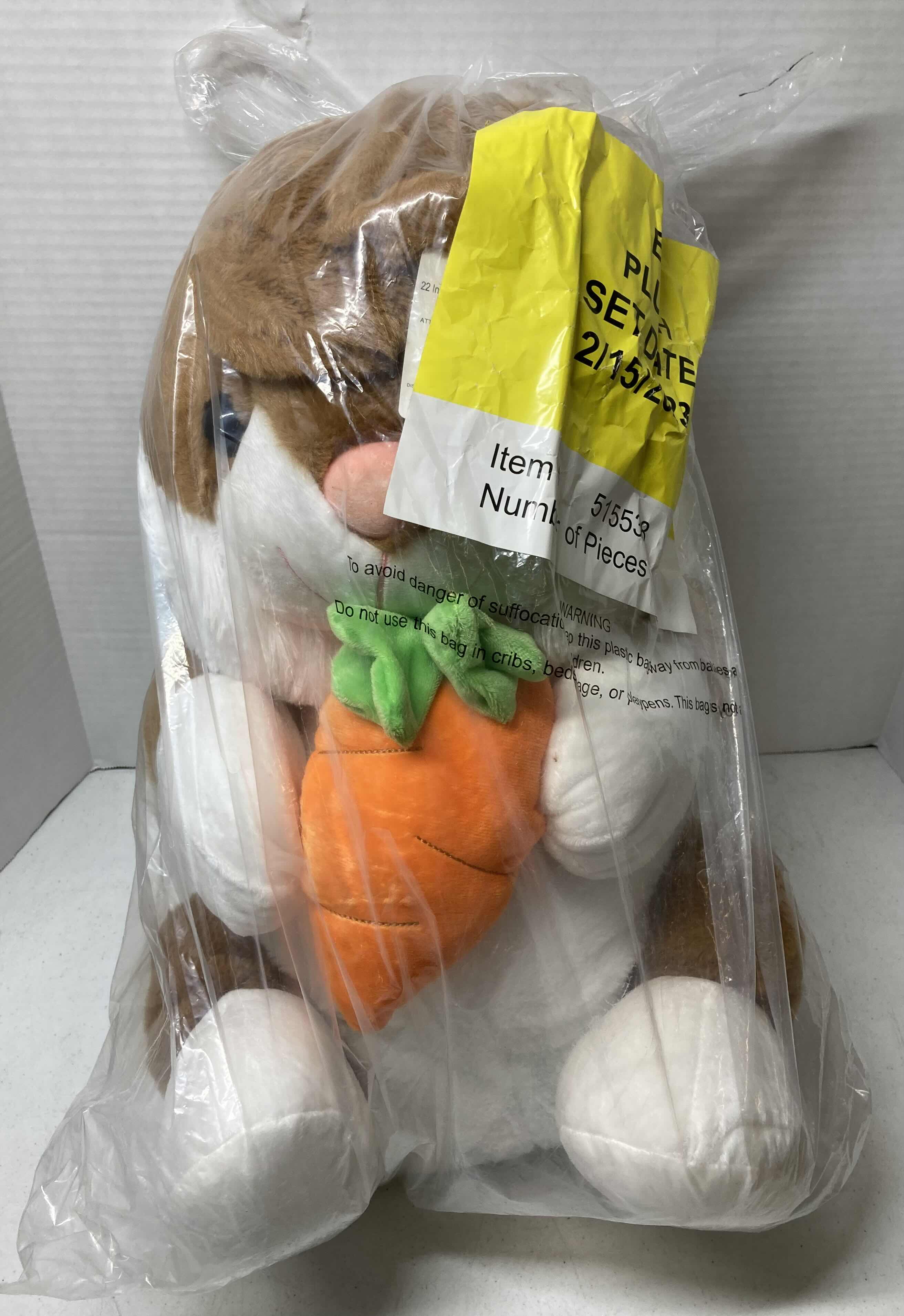 Photo 7 of NEW KAISYANG INTERNATIONAL 22” EASTER BROWN RABBIT W CARROT