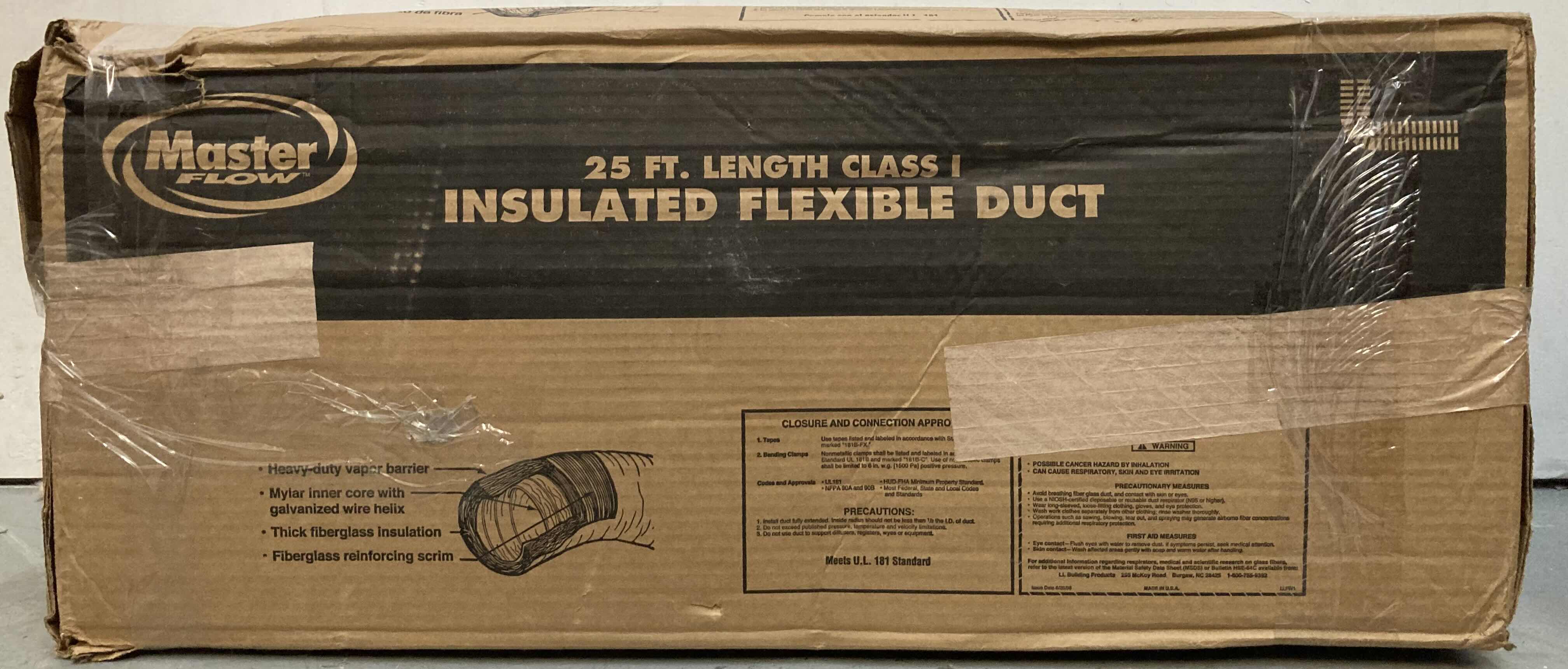 Photo 3 of NEW MASTER FLOW INSULATED FLEXIBLE DUCT 8" X 25’