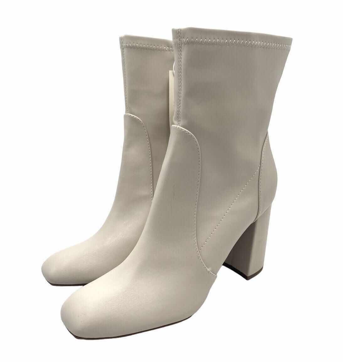 Photo 2 of NEW A NEW DAY PENELOPE MEMORY FOAM OFF-WHITE ZIP UP BOOTS WOMENS SIZE 6.5