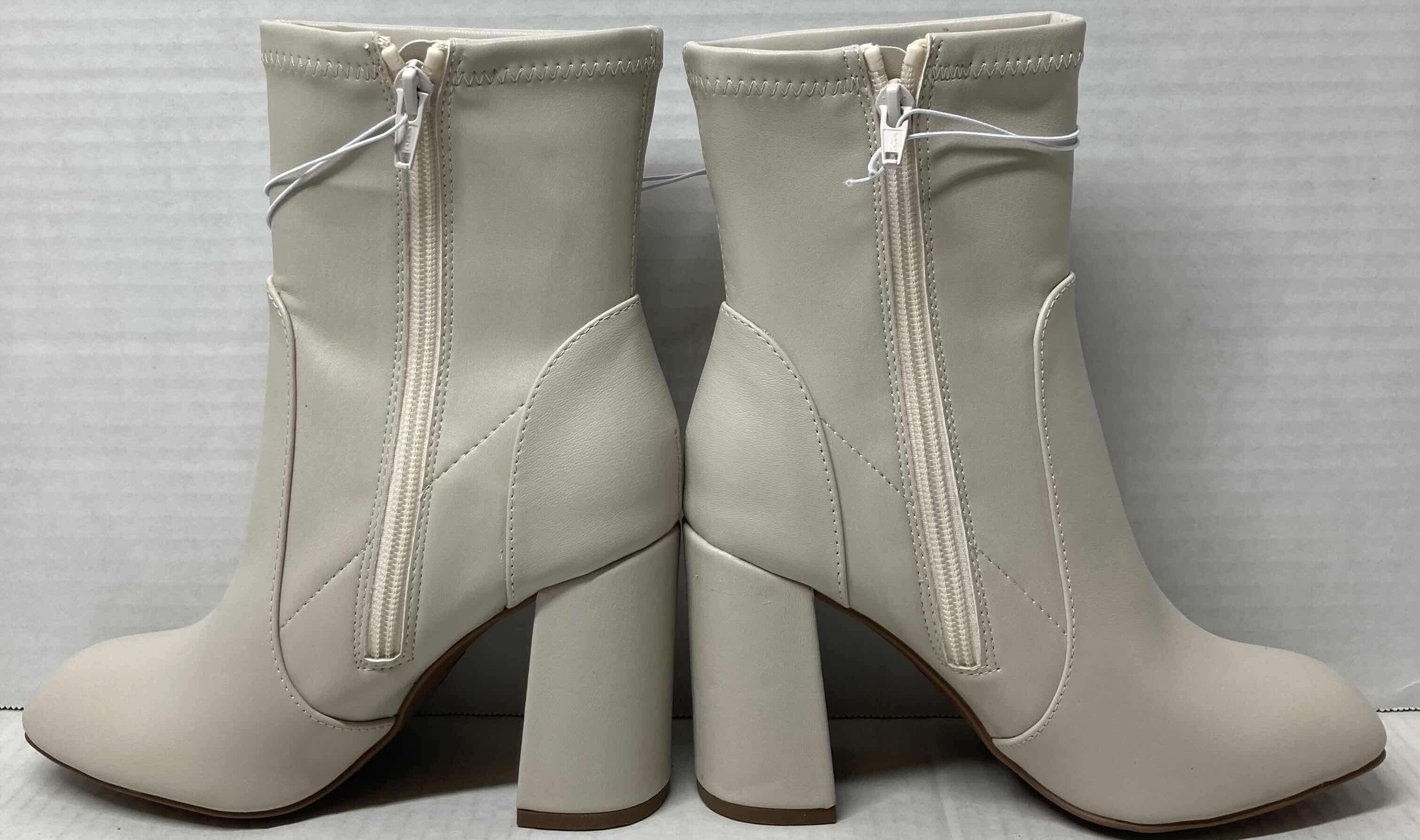 Photo 3 of NEW A NEW DAY PENELOPE MEMORY FOAM OFF-WHITE ZIP UP BOOTS WOMENS SIZE 6.5