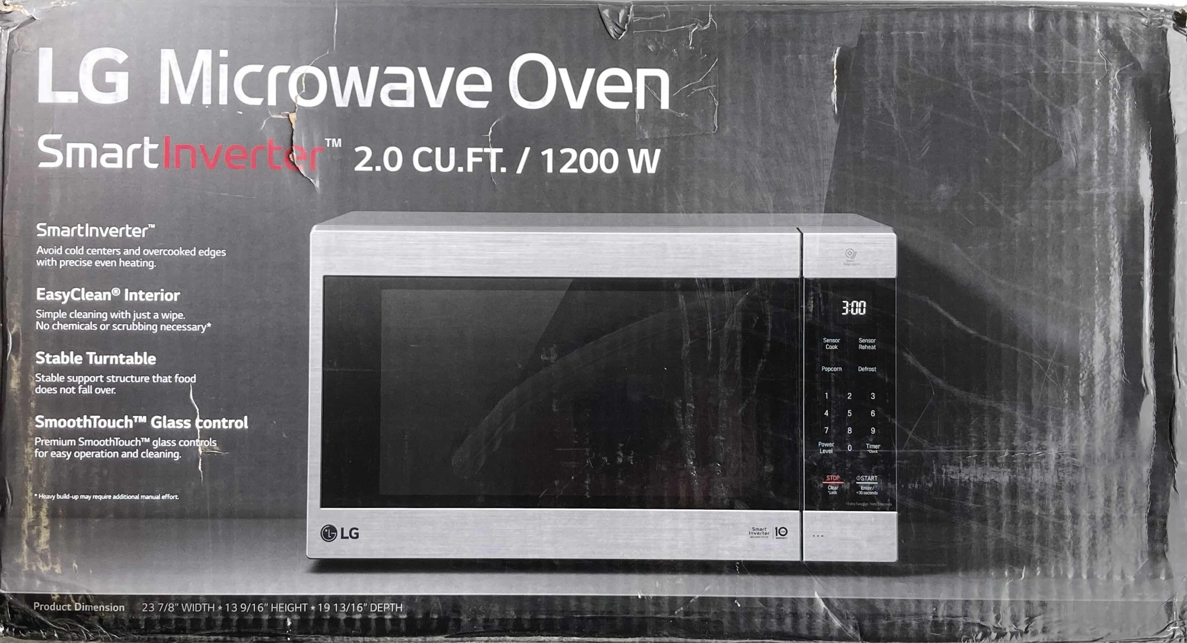 Photo 6 of LG NEO CHEF 2.0CUFT/1200WATT SMART INVERTER MICROWAVE OVEN MODEL LMC2075ST