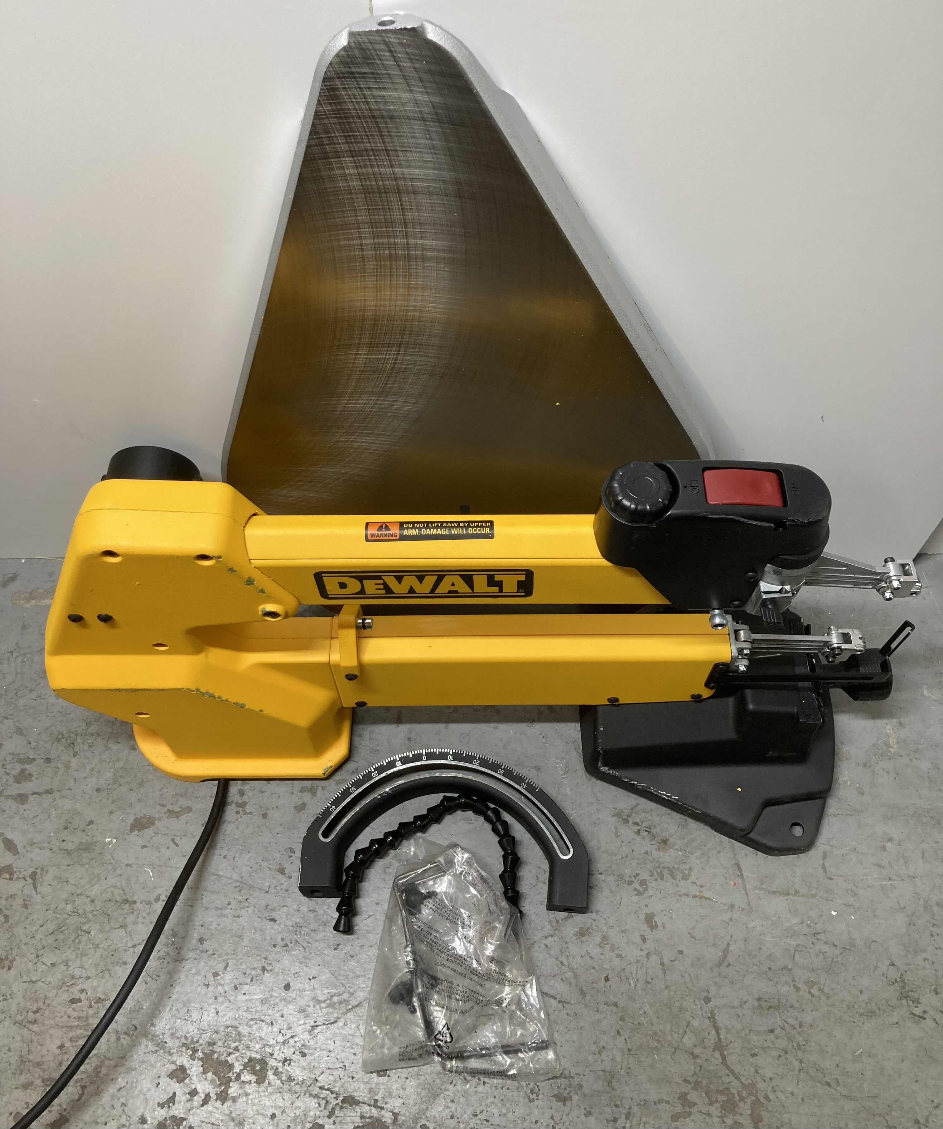 Photo 2 of $600.  DEWALT 20” VARIABLE SPEED SCOLL SAW MODEL DW788