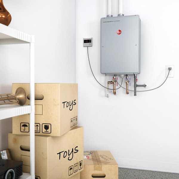 Photo 4 of $1470.     NEW RHEEM PERFORMANCE PLATINUM NATURAL GAS CONDENSING TANKLESS WATER HEATER 199,900BTU 120V REQUIRED MODEL ECOH200DVLN-2