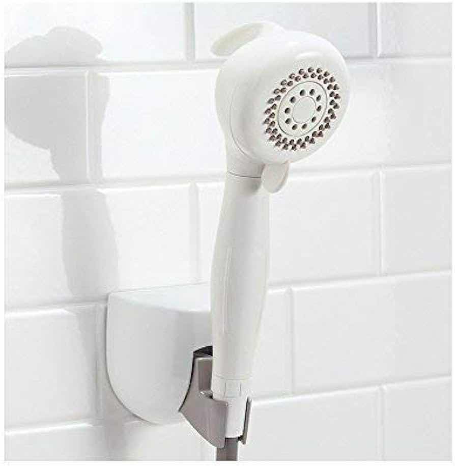 Photo 2 of NEW MOEN WHITE PLASTIC SUCTION SHOWER HEAD HOLDER 3PACK MODEL LR2310W