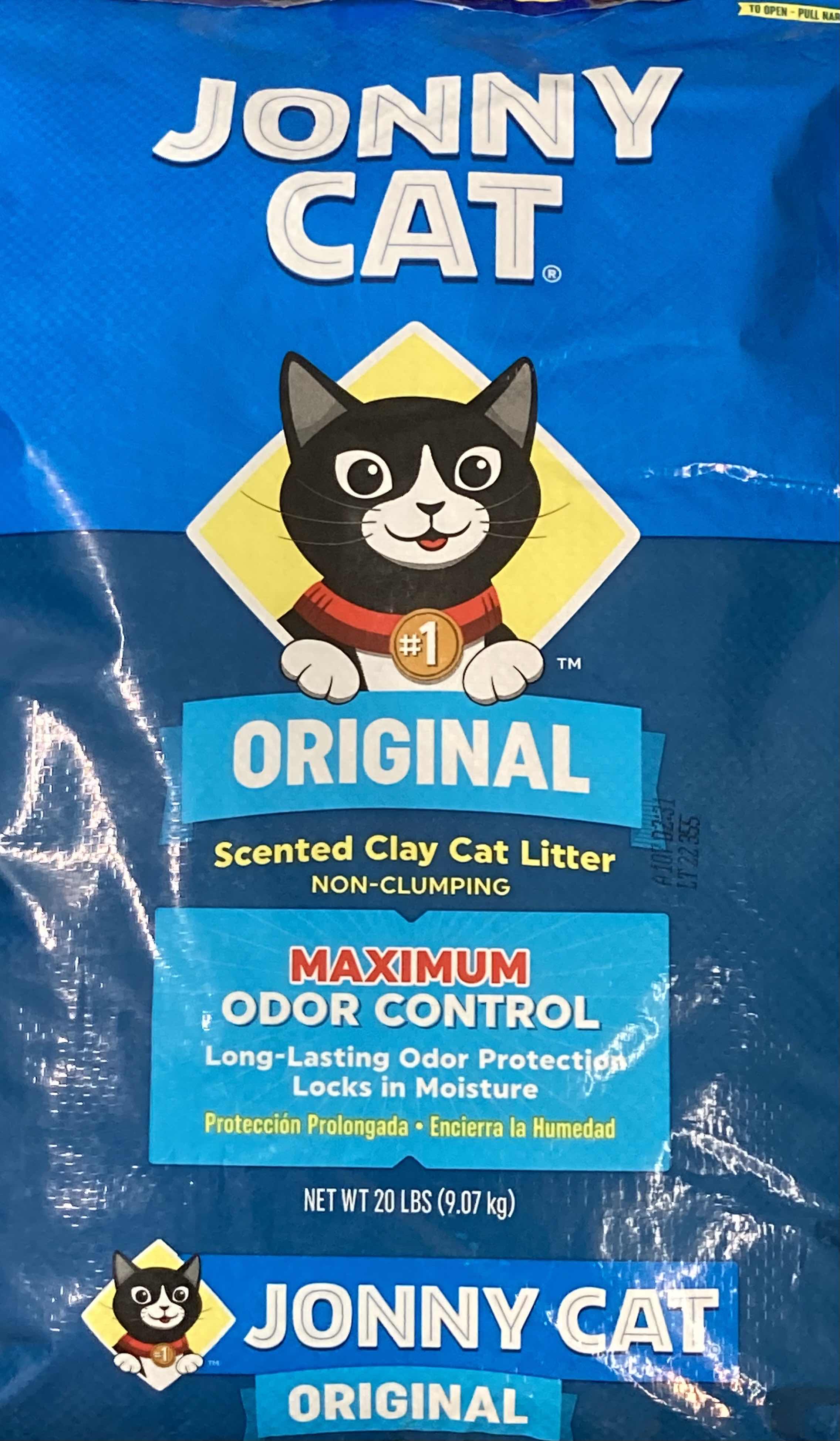 Photo 1 of NEW JONNY CAT ORIGINAL SCENTED CLAY CAT LITTER BAG 20LB