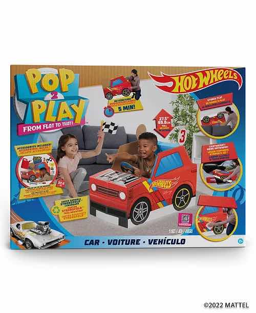 Photo 2 of NEW HOT WHEELS POP 2 PLAY FROM FLAT TO THAT CARDBOARD PRINT H27.5"