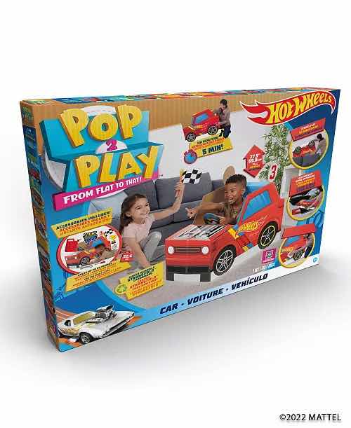 Photo 1 of NEW HOT WHEELS POP 2 PLAY FROM FLAT TO THAT CARDBOARD PRINT H27.5"