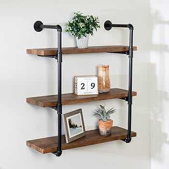 Photo 2 of HONEY-CAN-DO 3 TIER INDUSTRIAL WALL SHELF MODEL SHF-08844