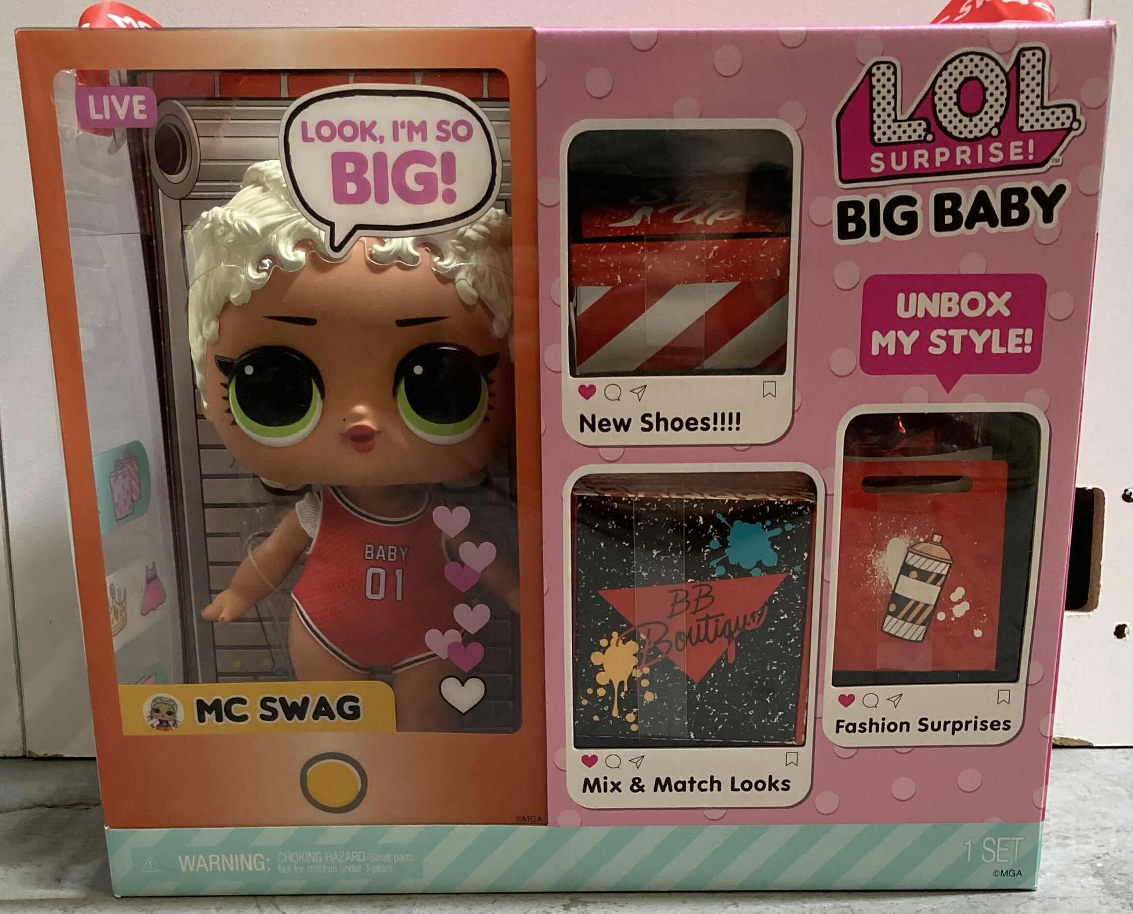 Photo 2 of LOL SURPRISE BIG BABY MC SWAG FASHION DOLL