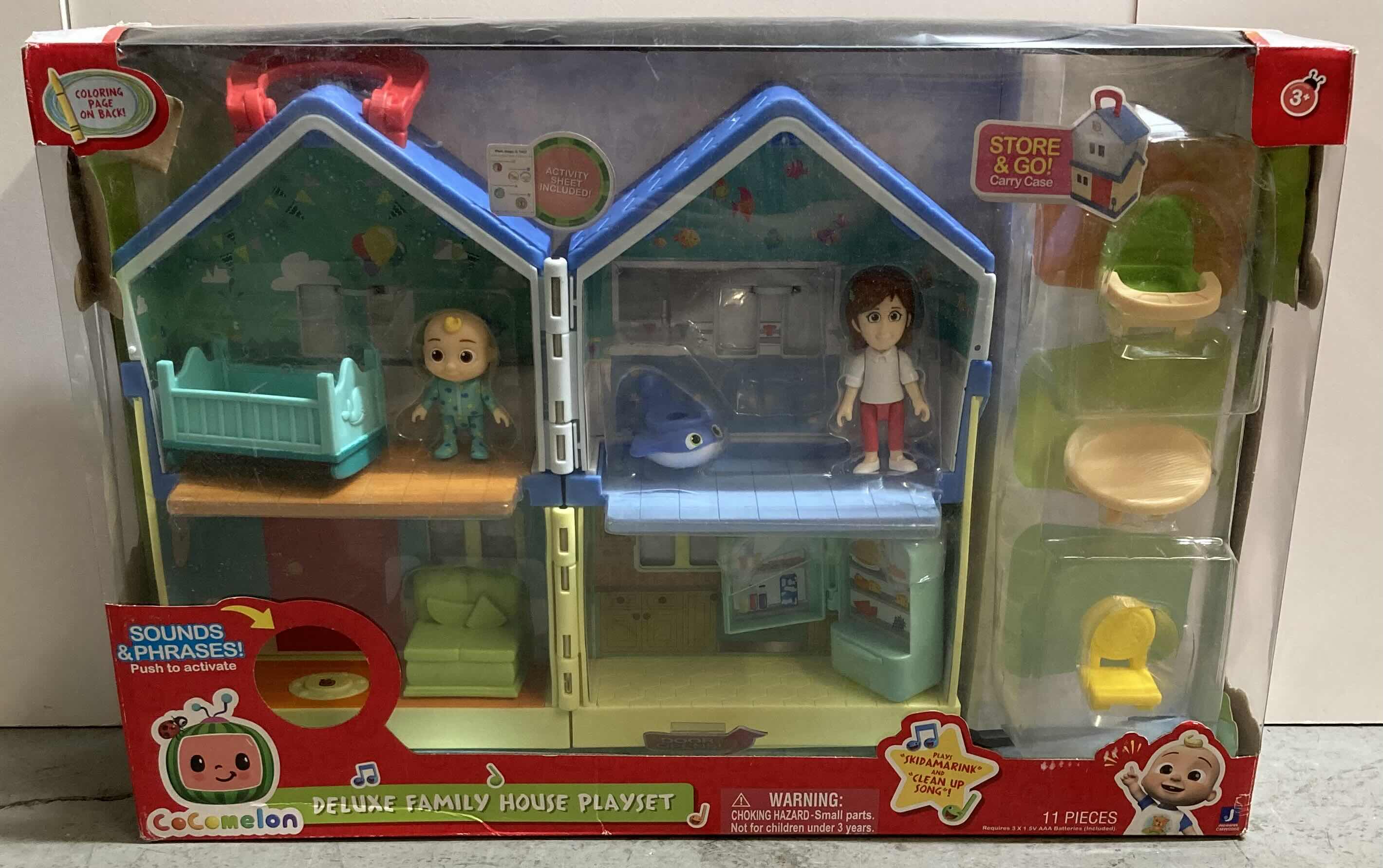 Photo 3 of COCOMELON DELUXE FAMILY HOUSE ACTION FIGURE SET