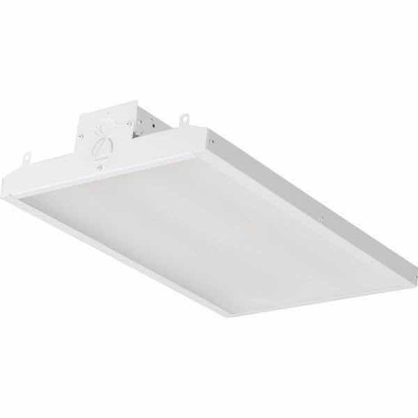 Photo 3 of LITHONIA LIGHTING IBE I-BEAM SERIES HIGH BAY SUSPENDED MOUNT WHITE FINISH LED LIGHT FIXTURE 40K MODEL NUMBER IBE12LMMVOLT