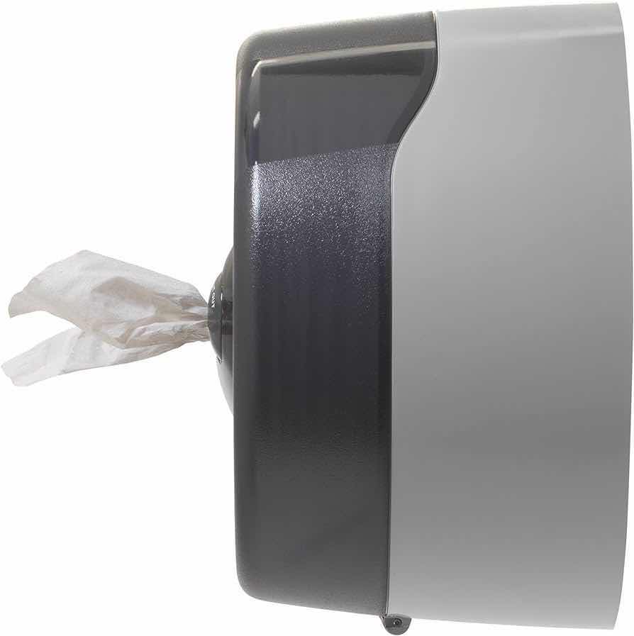 Photo 3 of GEORGIA PACIFIC SOFTPULL CENTERPULL SIDE BY SIDE TOILET PAPER DISPENSER 20.12” X 7” H10.75”