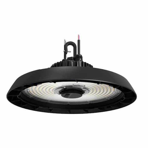 Photo 1 of COMMERCIAL ELECTRIC 14” BLACK INTEGRATED LED 5000K HIGH BAY LIGHT 30,000 LUMENS MODEL HLF-HD08a-200
