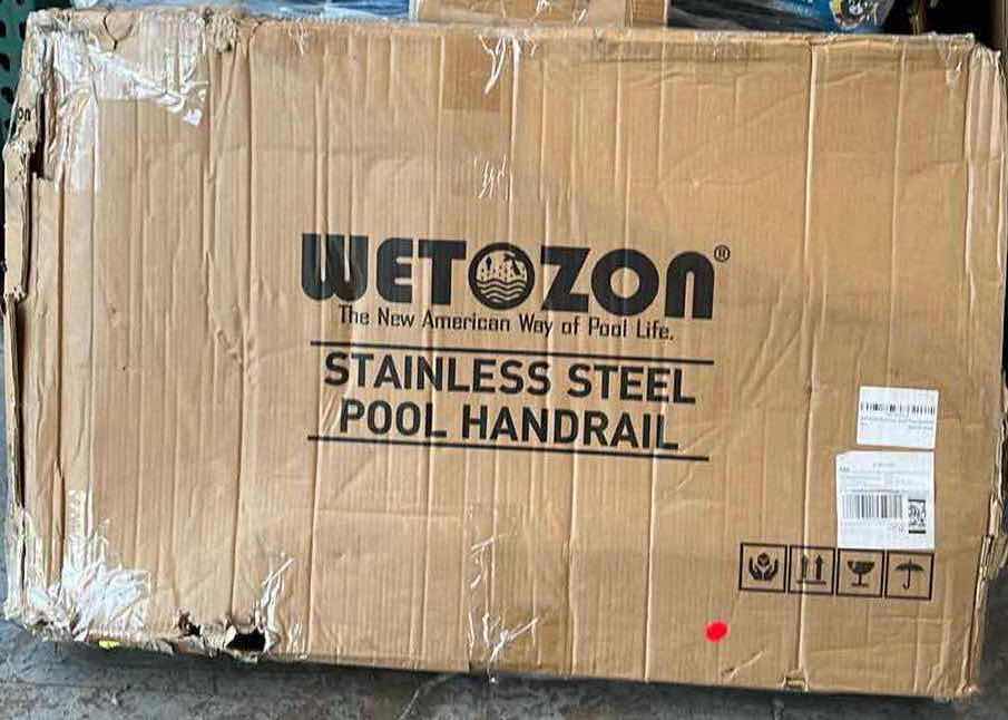 Photo 3 of WET ZON STAINLESS STEEL SINGLE POOL HAND RAIL 41.5” X 26”