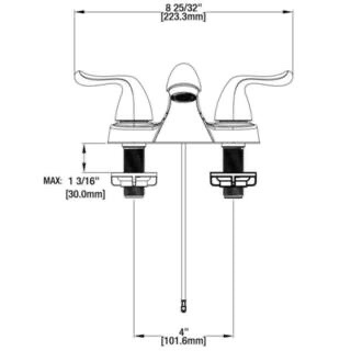 Photo 3 of GLACIER BAY CONSTRUCTOR COLLECTION BRUSHED NICKEL TWO HANDLE BATHROOM FAUCET 195 157