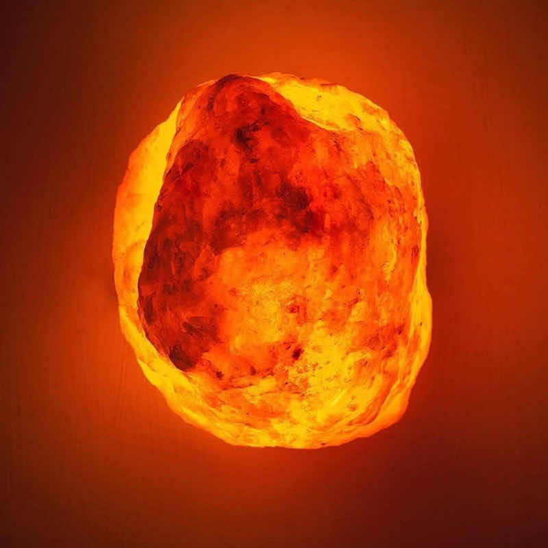 Photo 2 of HIMALAYAN GLOW WBM HIMALAYAN SALT LAMP W DIMMER SWITCH 5” X 5” H9”