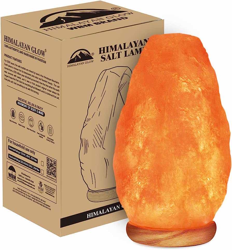 Photo 1 of HIMALAYAN GLOW WBM HIMALAYAN SALT LAMP W DIMMER SWITCH 5” X 5” H9”