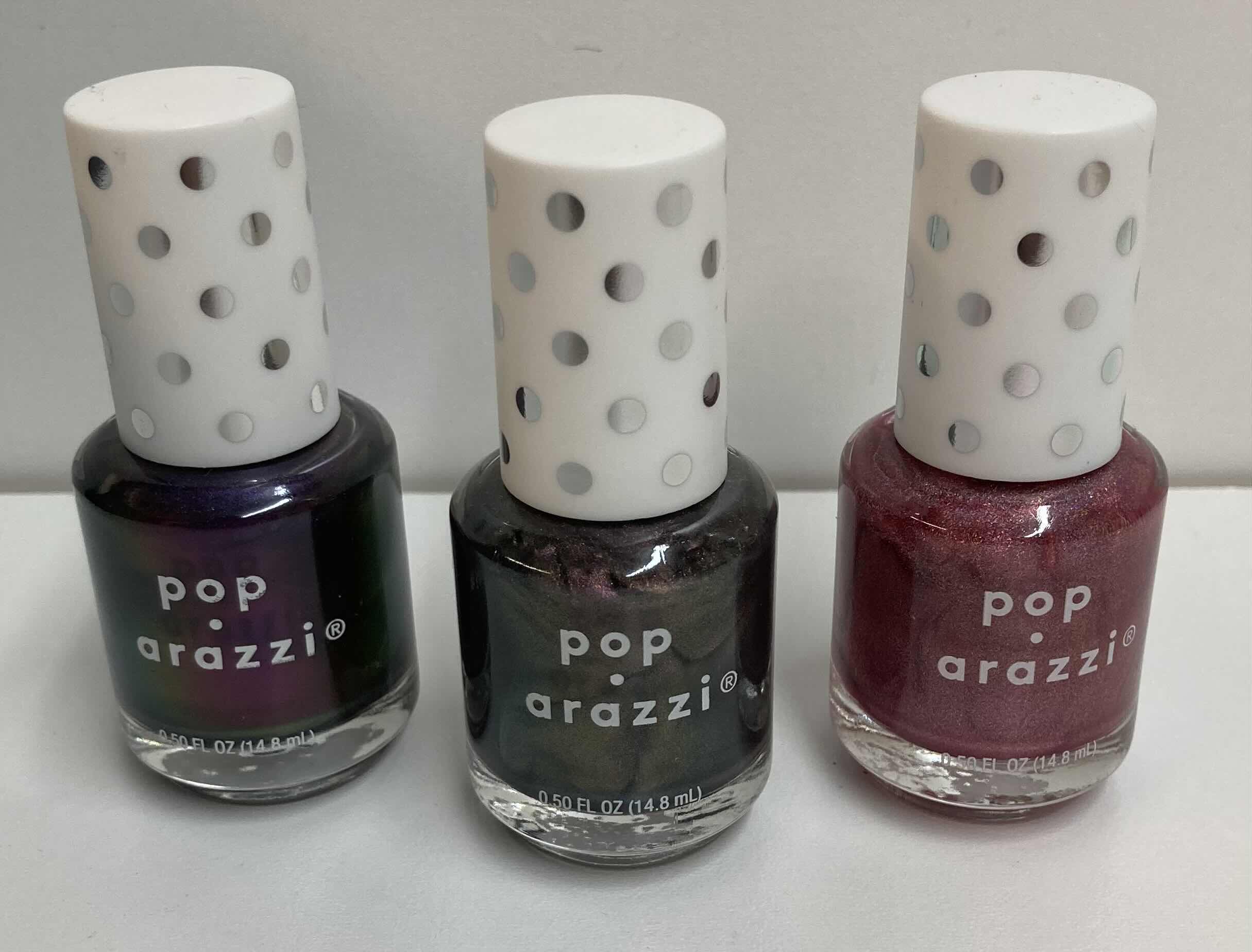 Photo 1 of POP ARAZZI DANCEHALL QUEEN, PLATINUM JOY, & PROM NIGHT NAIL POLISH (3 SETS OF 4)