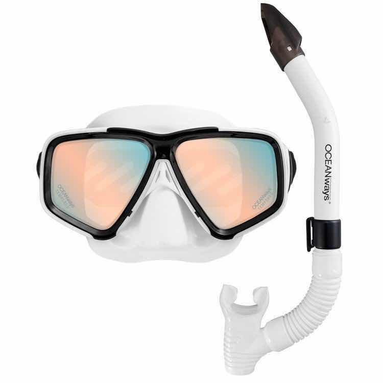 Photo 1 of PROFESSIONAL OCEAN WAYS SEE SHARP PREMIUM SILICONE MASK & SNORKEL COMBO