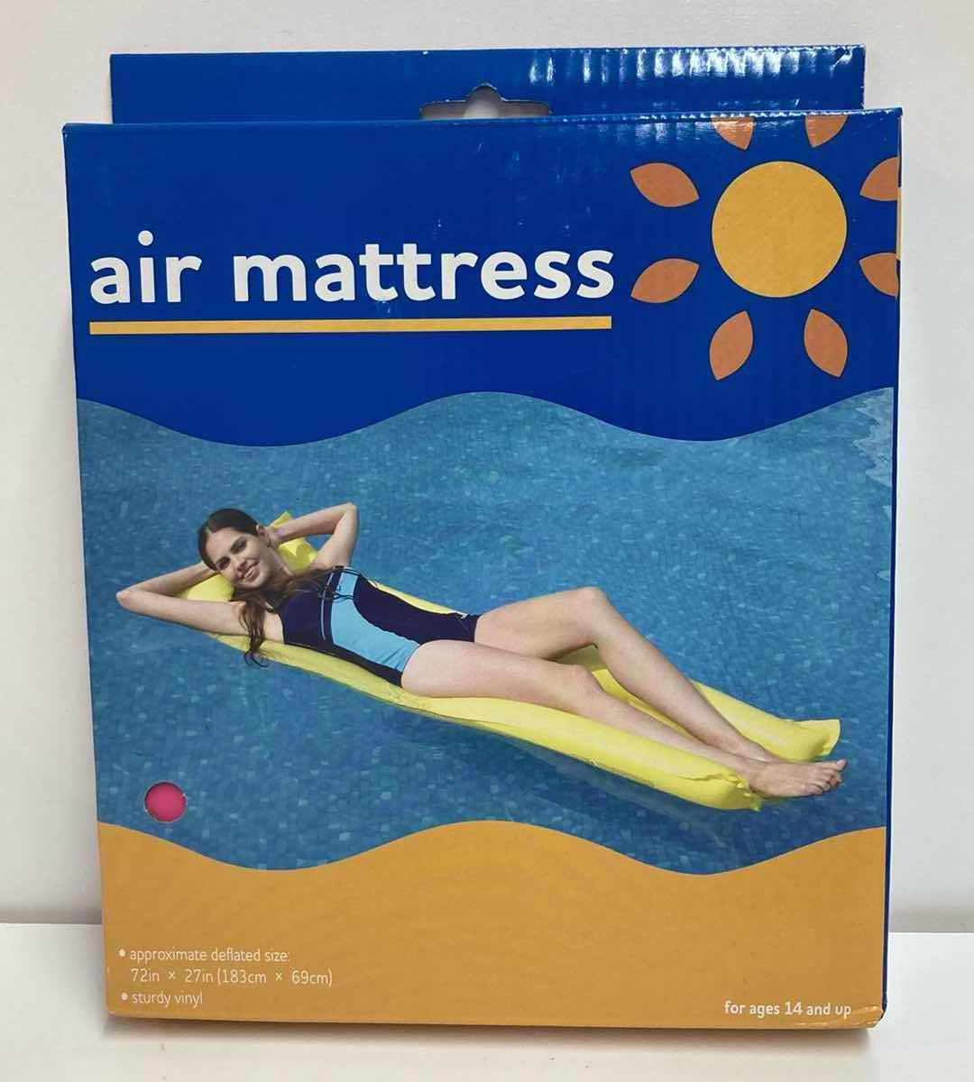 Photo 2 of RITE AID AIR MATTRESS, GLITTER RAINBOW RING & KOALA SWIM RING FLOAT