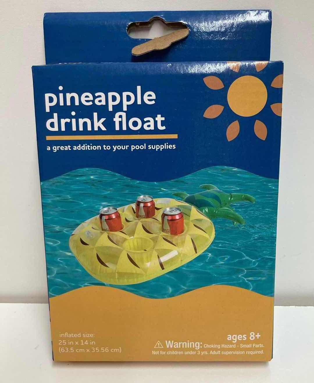 Photo 4 of RITE AID AIR MATTRESS, GLITTER RAINBOW RING & PINEAPPLE DRINK FLOAT