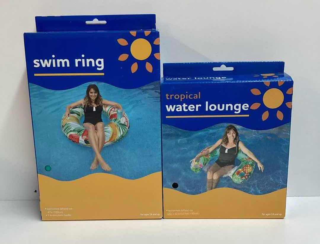 Photo 1 of RITE AID TROPICAL SWIM RING & WATER LOUNGE FLOATS