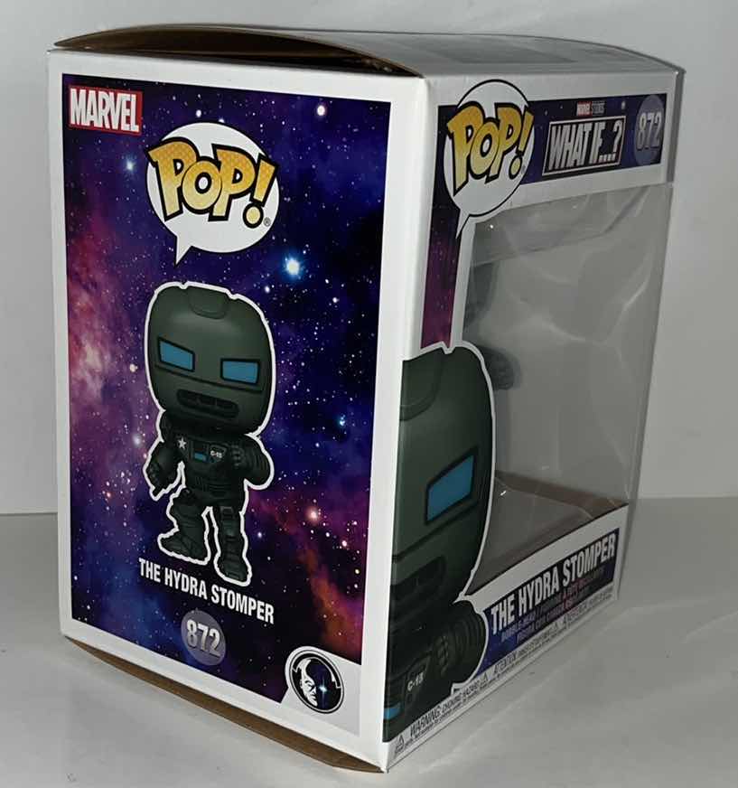 Photo 4 of NIB FUNKO POP MARVEL STUDIOS WHAT IF…? BOBBLE-HEAD VINYL FIGURE , #872 THE HYDRA STOMPER (1)