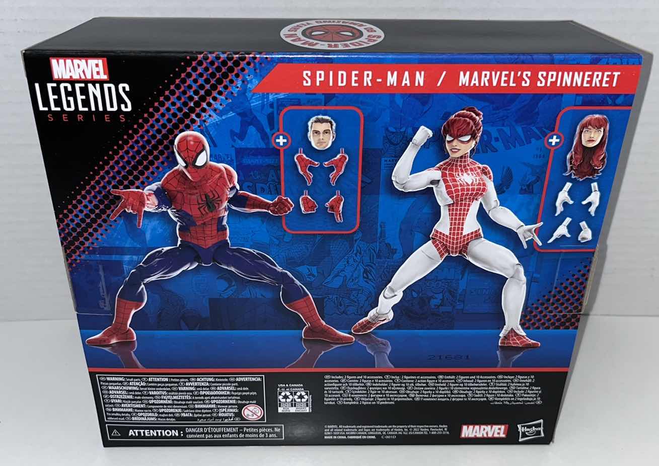 Photo 3 of BRAND NEW HASBRO MARVEL LEGENDS SERIES THE AMAZING SPIDER-MAN RENEW YOUR VOWS, SPIDER-MAN & SPINNERET $75.00 (1)