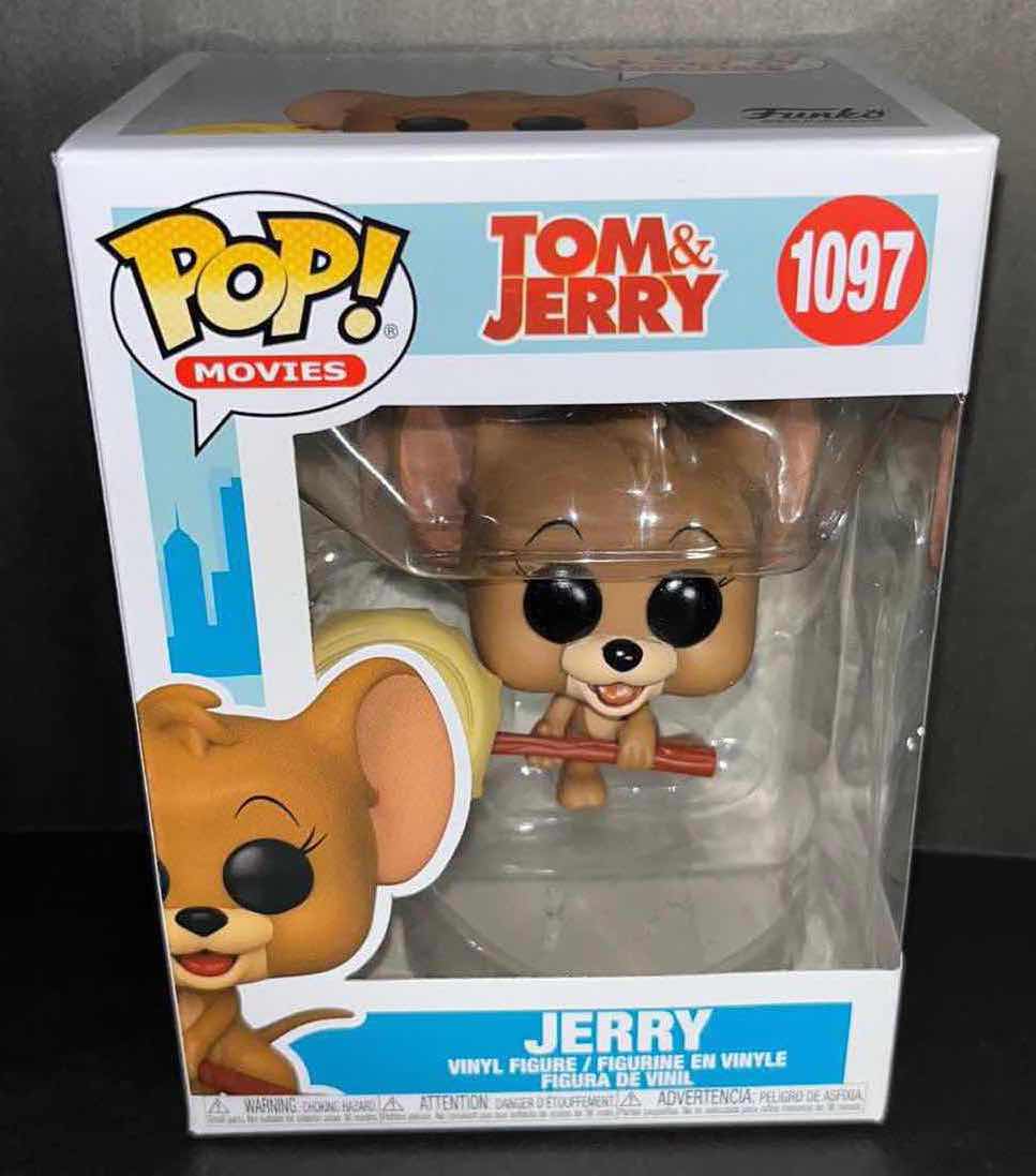 Photo 1 of NEW FUNK POP MOVIES VINYL FIGURE, TOM & JERRY #1097 JERRY $24.00 (1)