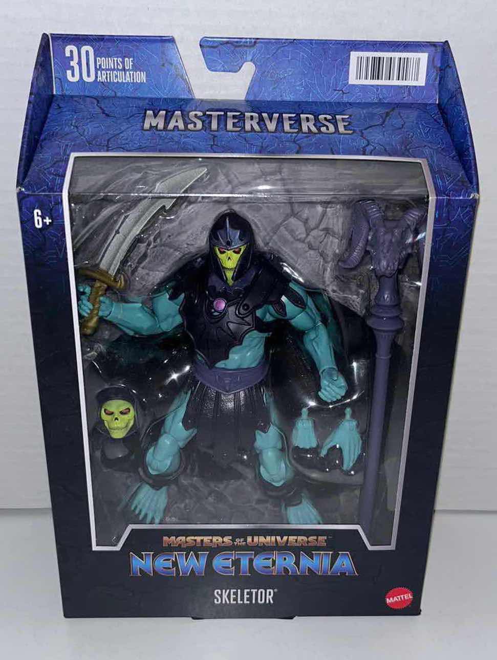 Photo 1 of BRAND NEW MATTEL MASTERS OF THE UNIVERSE NEW ETERNIA ACTION FIGURE, “SKELETOR” (1)