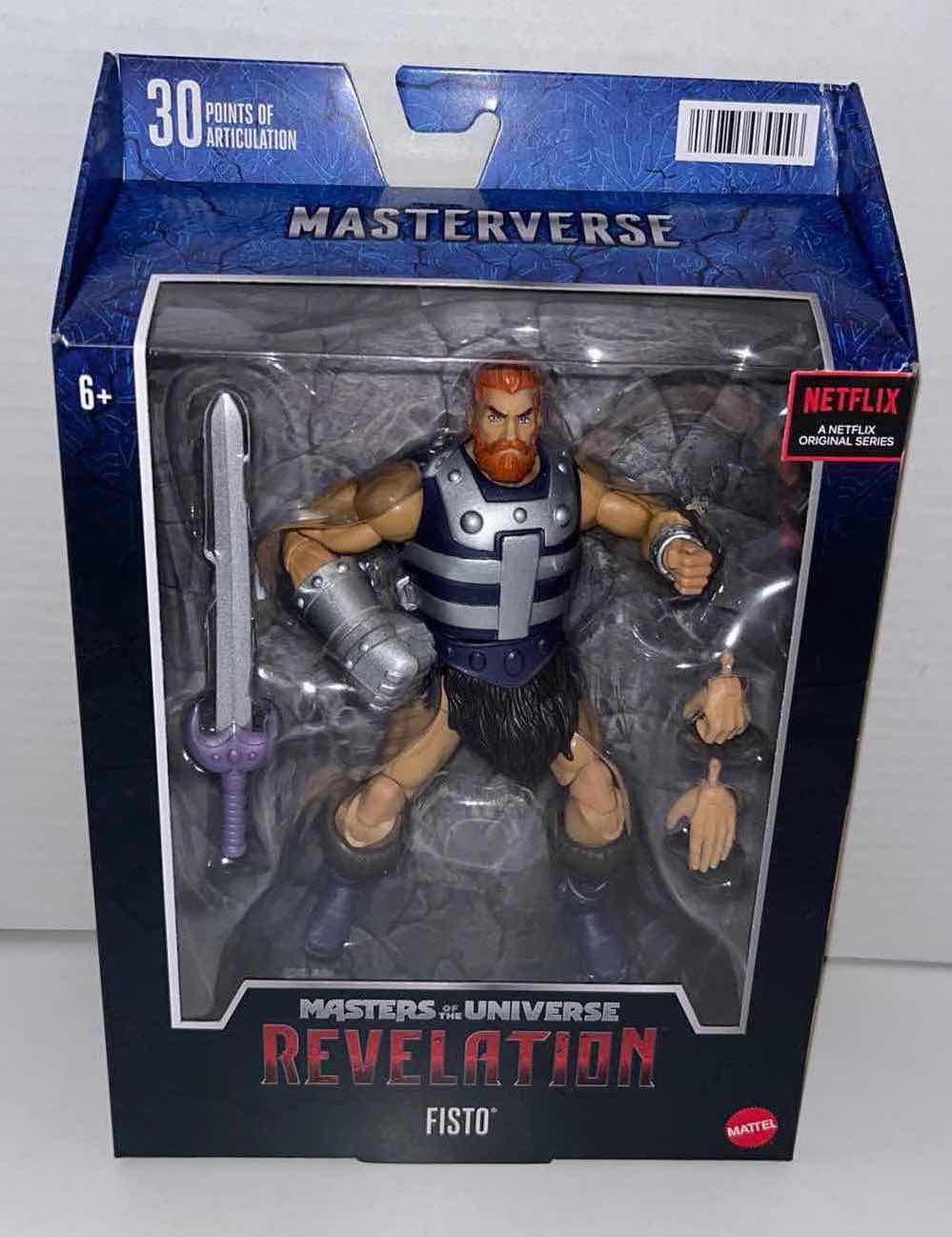 Photo 1 of BRAND NEW MATTEL MASTERS OF THE UNIVERSE REVELATION ACTION FIGURE, “FISTO” (1)