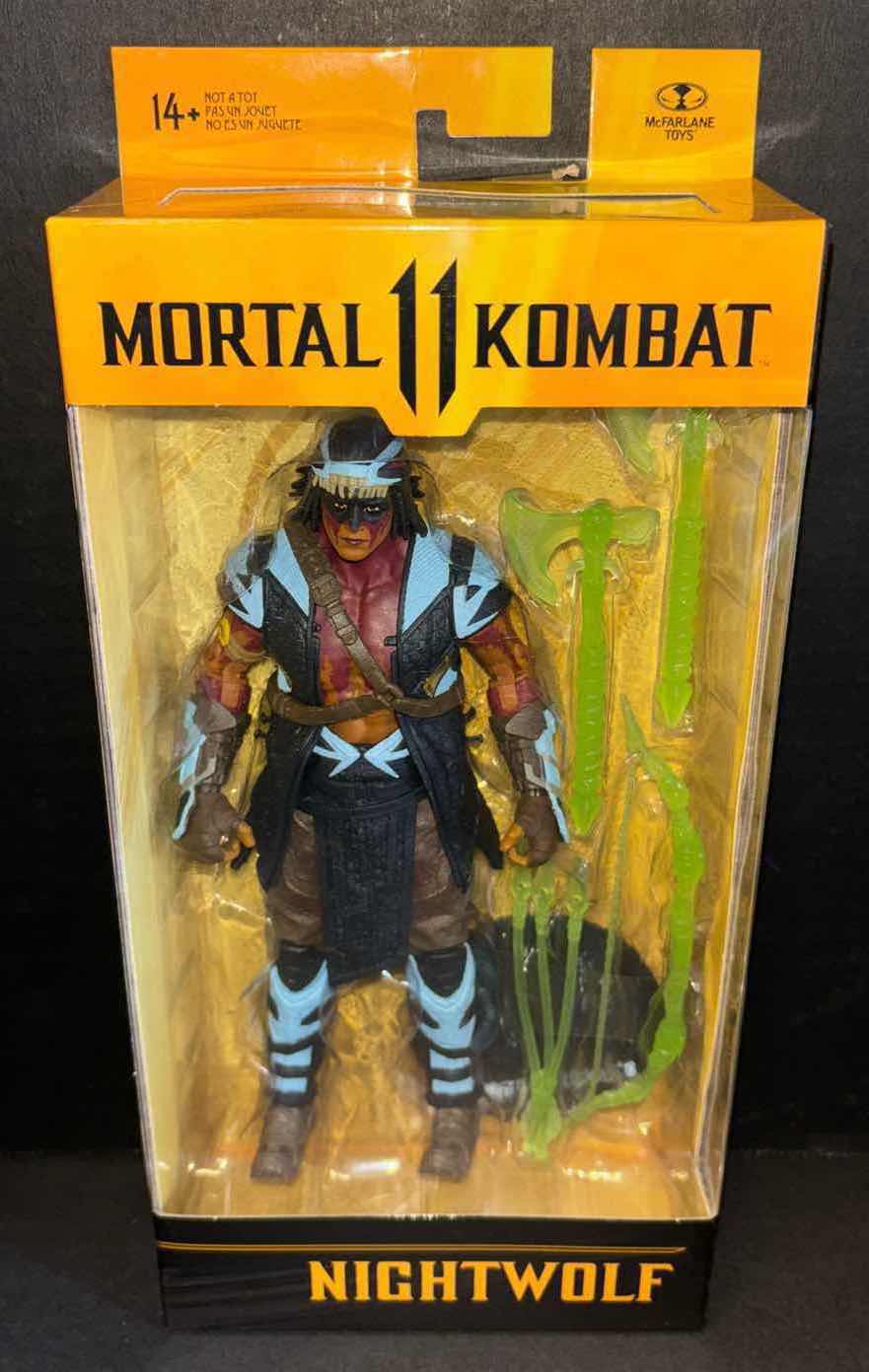 Photo 1 of NEW MCFARLANE MORTAL KOMBAT II “NIGHTWOLF” ACTION FIGURE & ACCESSORIES