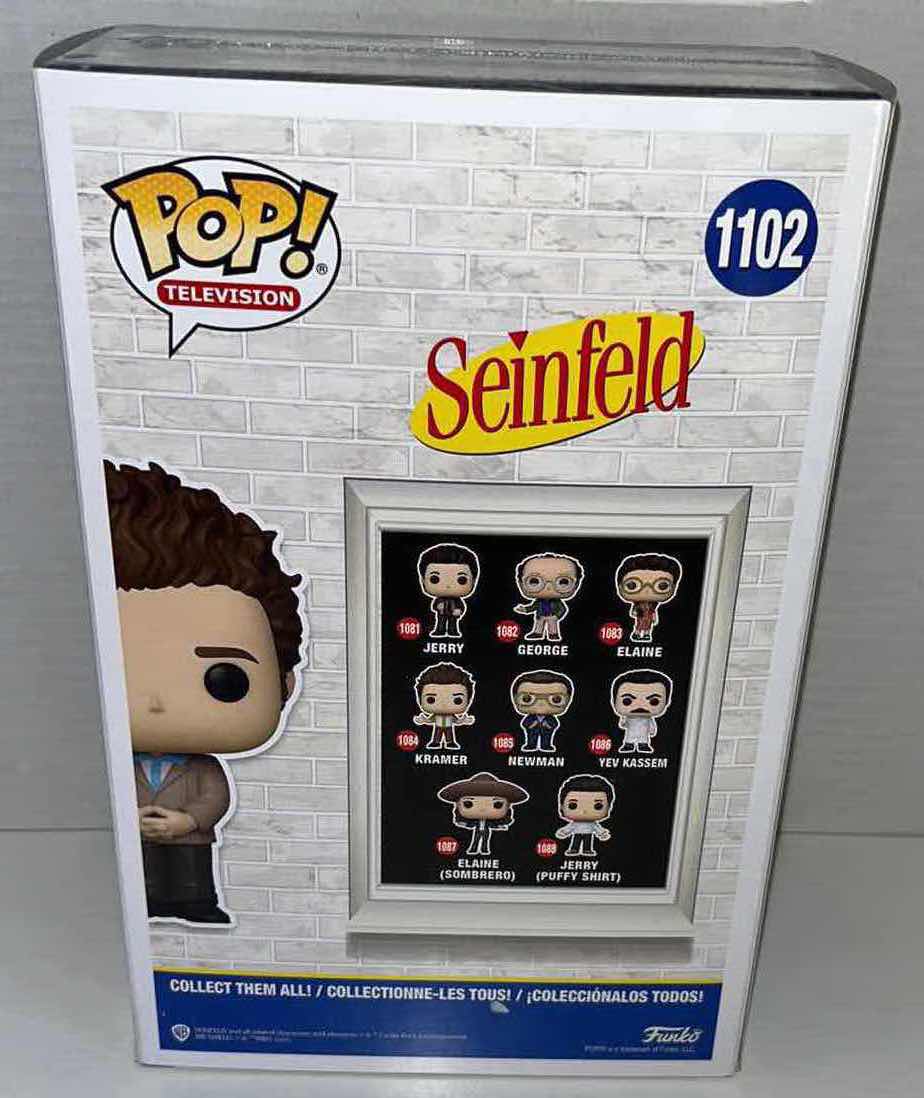 Photo 4 of BRAND NEW FUNKO POP! TELEVISION VINYL FIGURE, SEINFELD #1102 “THE KRAMER” $39.99 (1)