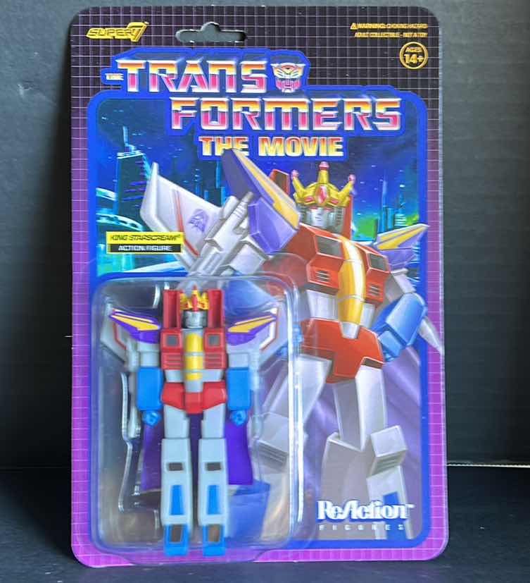 Photo 1 of BRAND NEW TRANSFORMER THE MOVIE - KING STARSCREAM ACTION FIGURE 4.5”