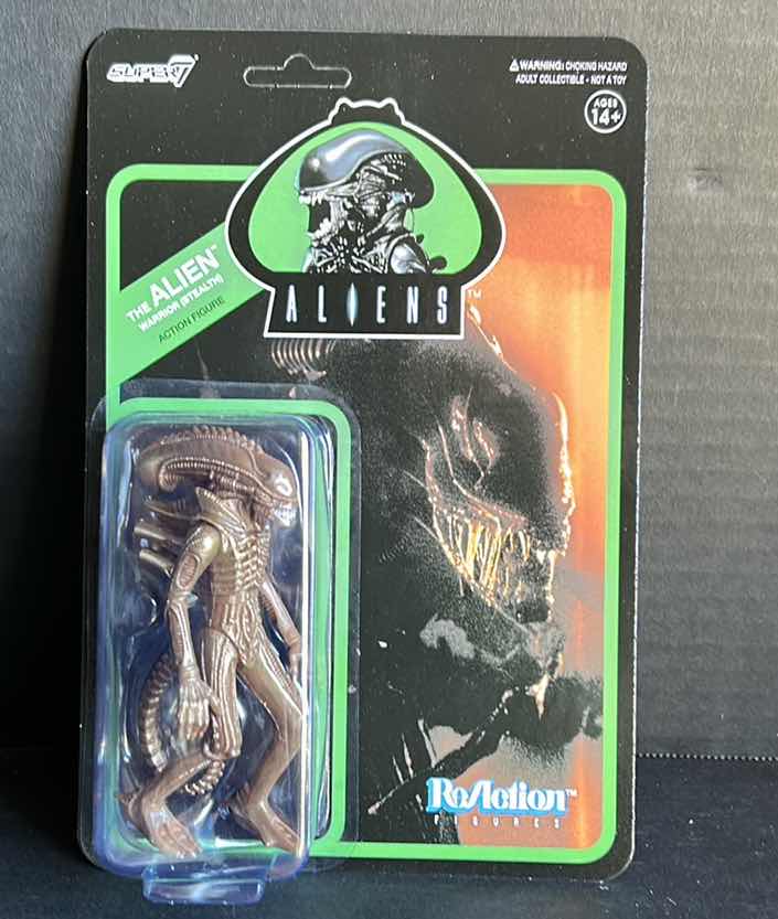 Photo 1 of BRAND NEW REACTION FIGURES THE ALIEN WARRIOR STEALTH 5”