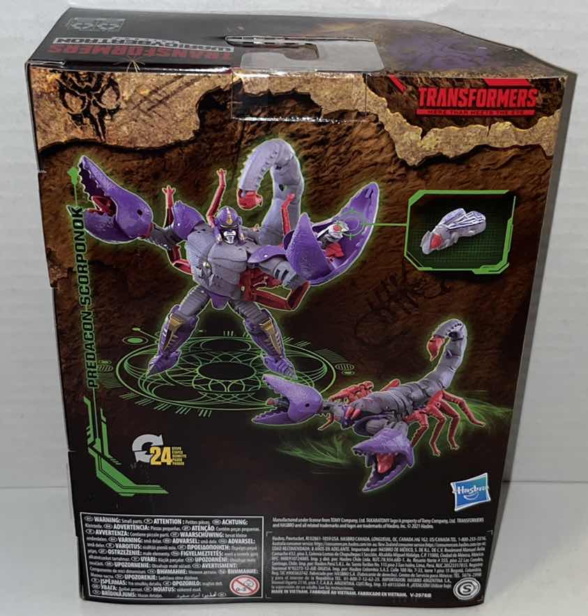 Photo 3 of BRAND NEW HASBRO TAKARA TOMY TRANSFORMERS KINGDOM WAR FOR CYBERTRON TRILOGY “PREDACON SCORPONOK” (1)