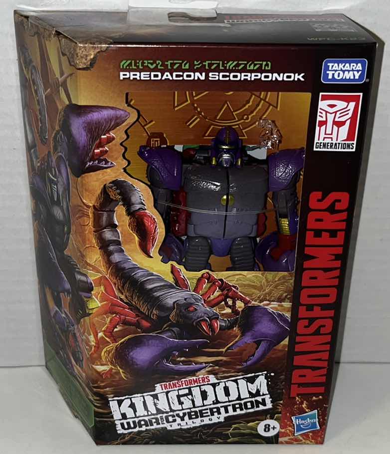 Photo 1 of BRAND NEW HASBRO TAKARA TOMY TRANSFORMERS KINGDOM WAR FOR CYBERTRON TRILOGY “PREDACON SCORPONOK” (1)