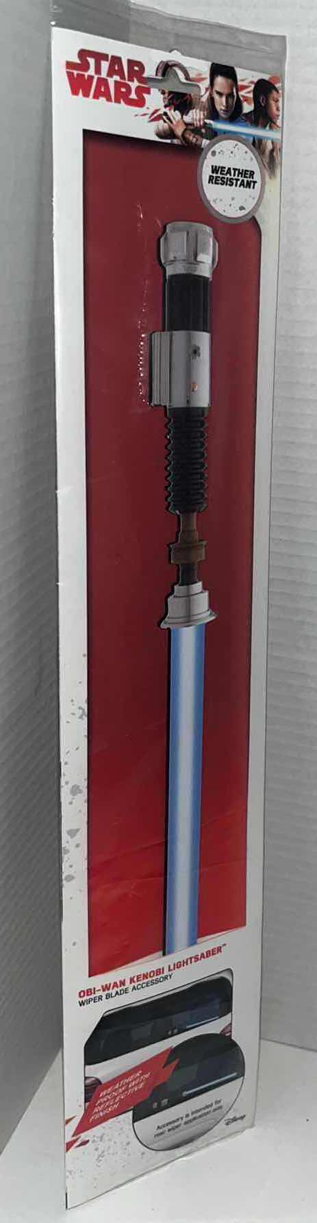 Photo 1 of BRAND NEW FANWRAPS STAR WARS OBI-WAN KENOBI LIGHTSABER REAR WIPER BLADE ACCESSORY, WEATHERPROOF W REFLECTIVE FINISH (1)