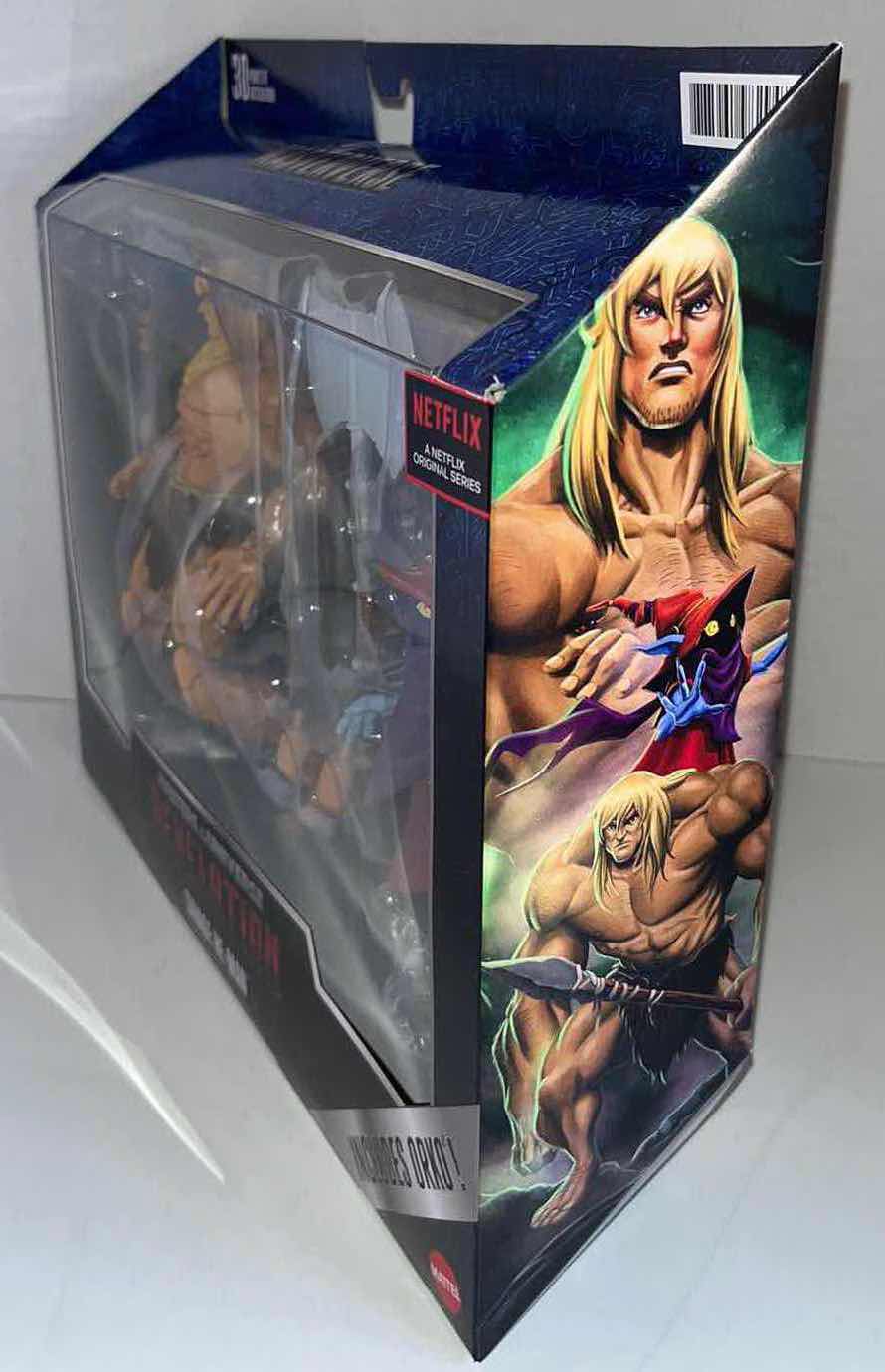 Photo 2 of NEW MATTEL MASTERS OF THE UNIVERSE REVELATION ACTION FIGURE & ACCESSORIES, SAVAGE HE-MAN & ORKO (1)