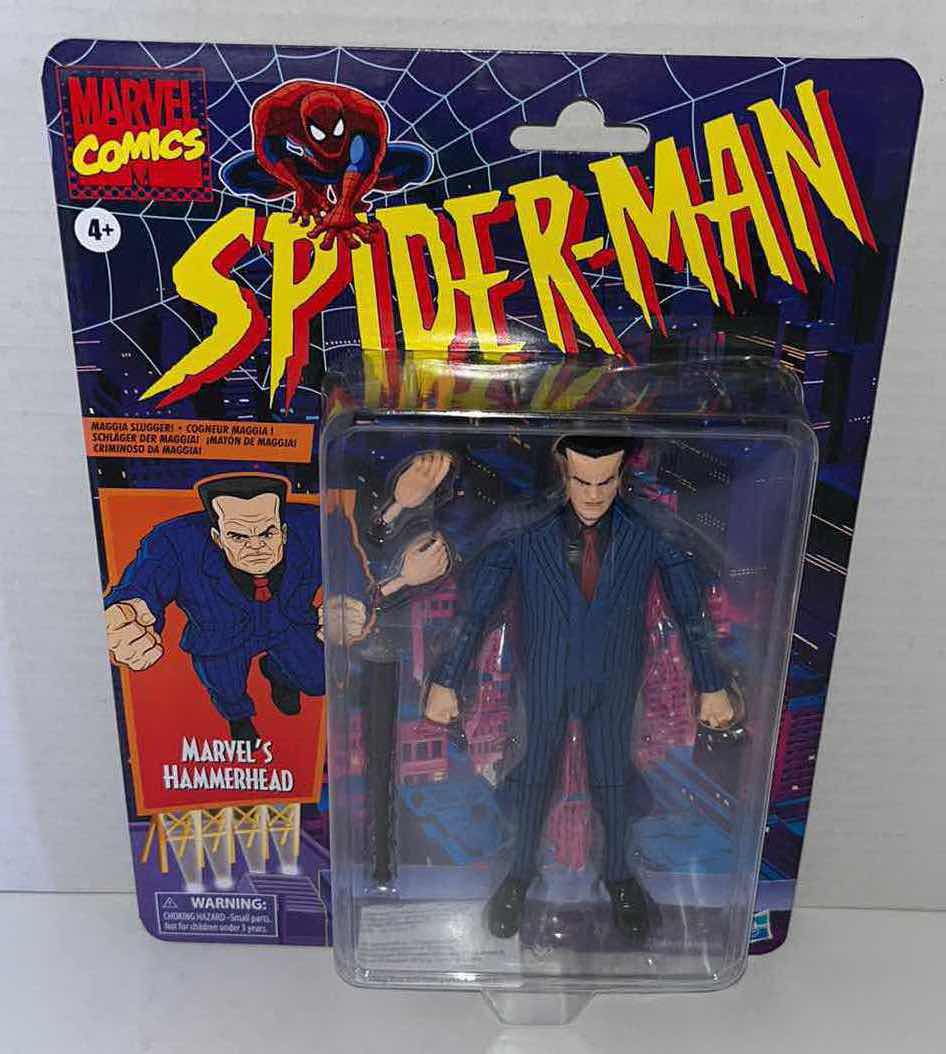 Photo 1 of NEW HASBRO MARVEL COMICS SPIDER-MAN ACTION FIGURE & ACCESSORIES, MARVELS HAMMERHEAD $26.00 (1)