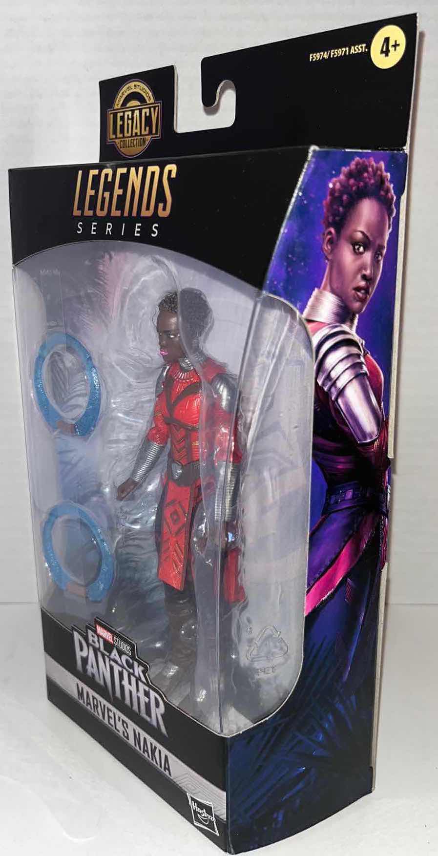 Photo 2 of NEW HASBRO MARVEL STUDIOS LEGENDS SERIES ACTION FIGURE & ACCESSORIES, BLACK PANTHER “MARVELS NAKIA” (1)