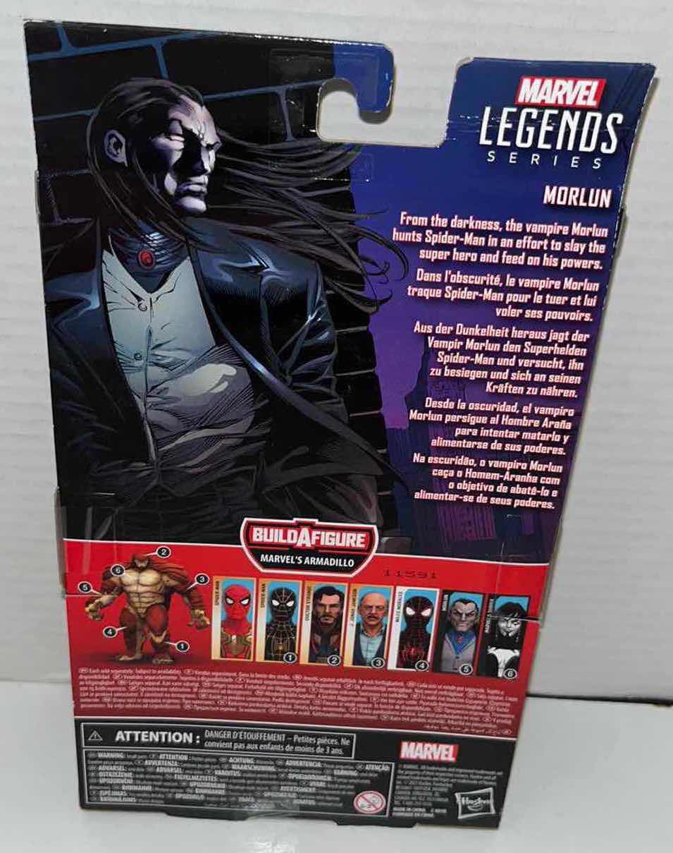 Photo 3 of NEW HASBRO MARVEL LEGEND SERIES ACTION FIGURE & ACCESSORIES, SPIDER-MAN  “MORLUN” $26.00 (1)