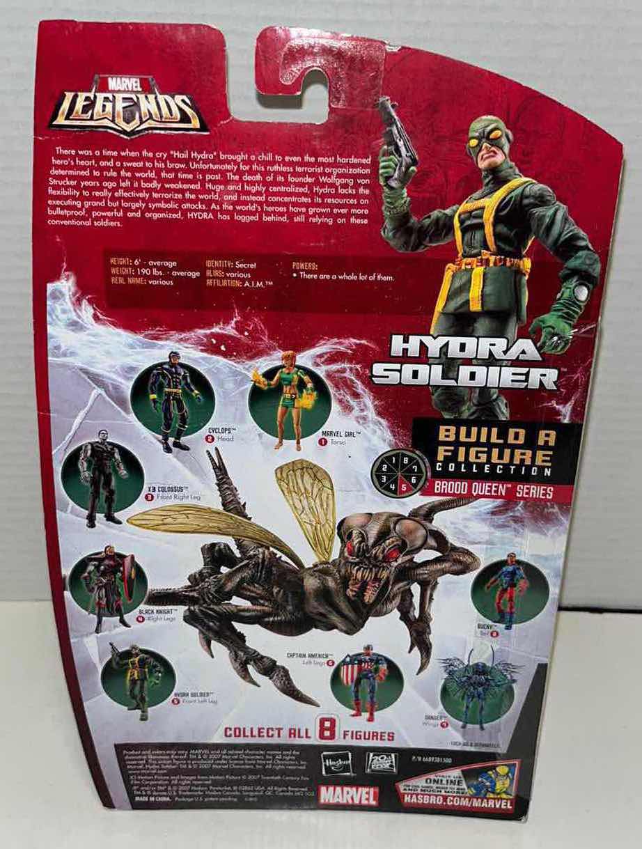 Photo 1 of NEW HASBRO MARVEL LEGENDS BUILD A FIGURE COLLECTION ACTION FIGURE & ACCESSORIES, “HYDRA SOLDIER” (1)