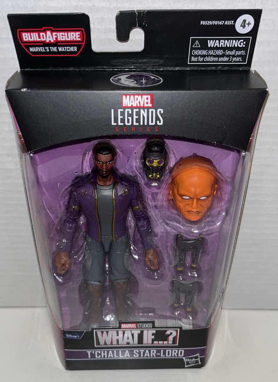 Photo 1 of NEW HASBRO MARVEL LEGEND SERIES ACTION FIGURE & ACCESSORIES, MARVEL STUDIOS WHAT IF? “T’CHALLA STAR-LORD” $26.00 (1)