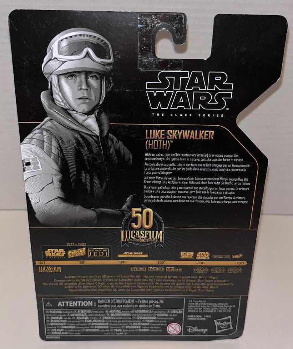 Photo 3 of NEW HASBRO STAR WARS THE BLACK SERIES ARCHIVE ACTION FIGURE, “LUKE SKYWALKER (HOTH)” $29.00 (1)