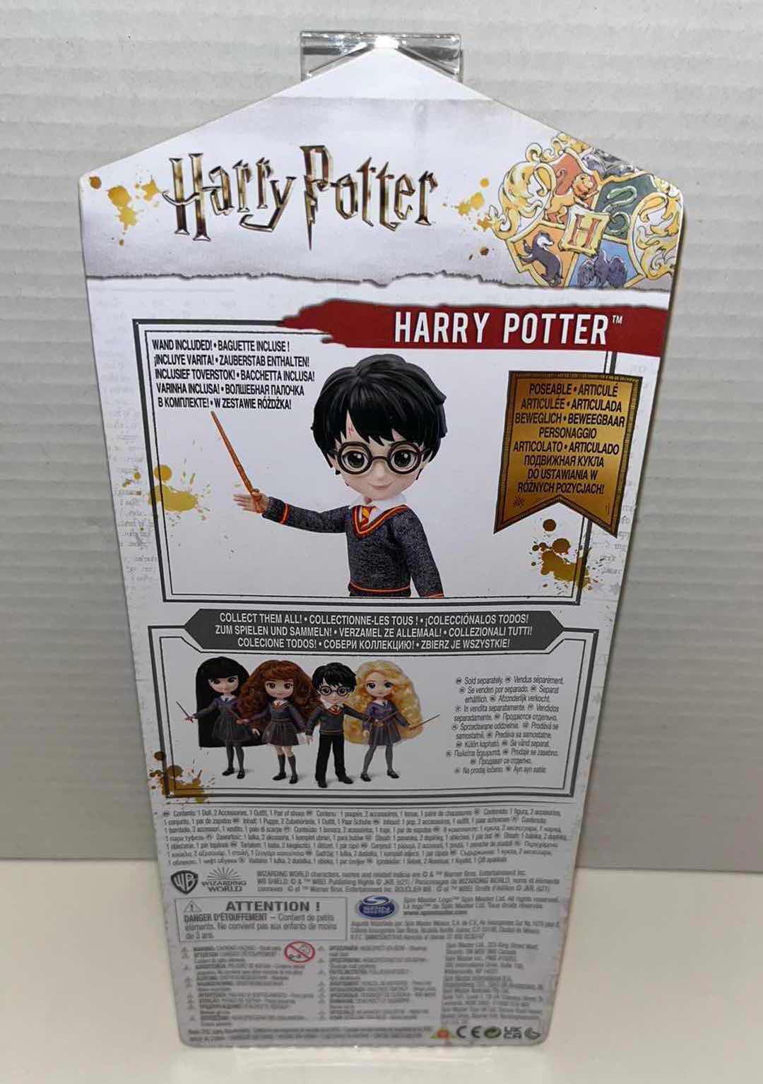 Photo 3 of NEW SPINMASTER WIZARDING WORLD HARRY POTTER POSEABLE FIGURE, “HARRY POTTER” (1)