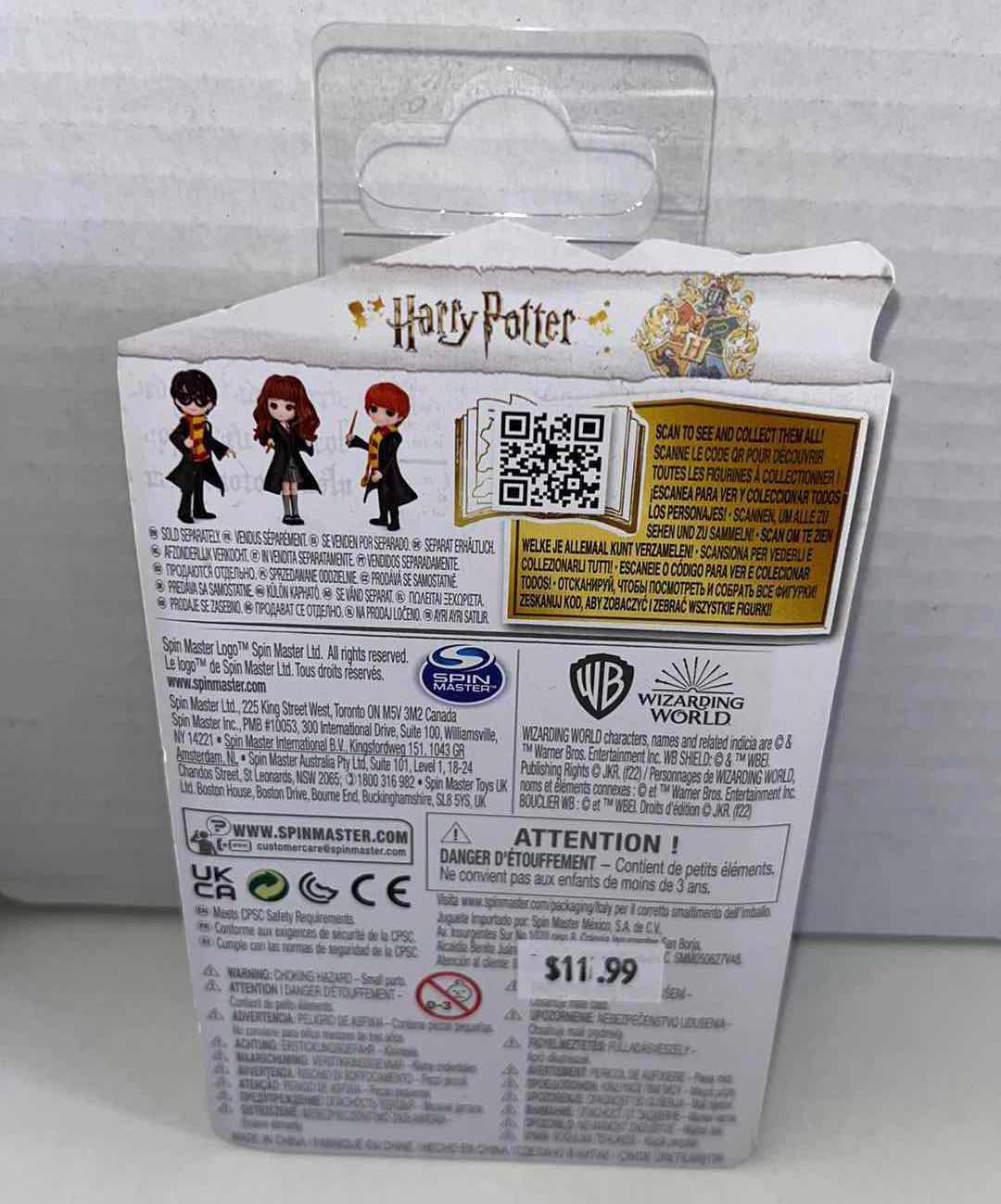 Photo 2 of NEW SPINMASTER WIZARDING WORLD HARRY POTTER MAGICAL MINIS, “HERMIONE GRANGER” (1)