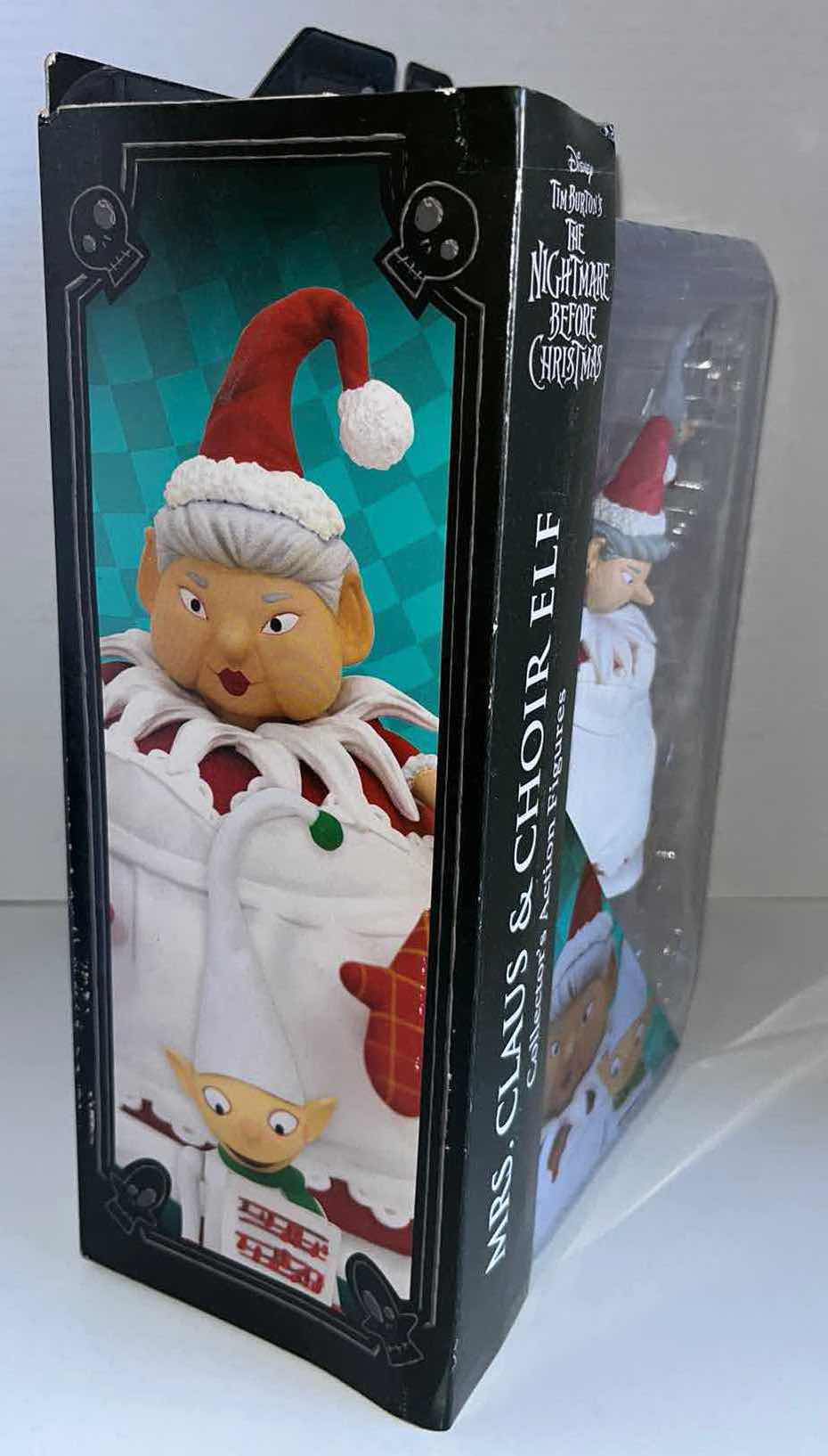 Photo 3 of NEW DIAMOND SELECT TOYS DISNEY TIM BURTONS THE NIGHTMARE BEFORE CHRISTMAS TWO-PACK, “MRS CLAUS & CHOIR ELF” $35.00 (1)