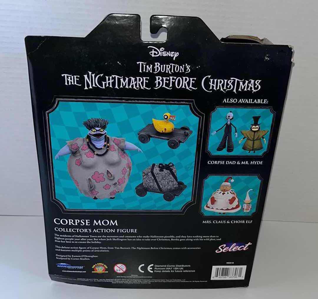 Photo 4 of NEW DIAMOND SELECT TOYS DISNEY TIM BURTONS THE NIGHTMARE BEFORE CHRISTMAS, “CORPSE MOM W DUCK” $35.00 (1)