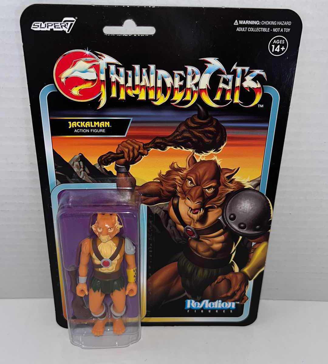 Photo 1 of NEW SUPER7 REACTION FIGURES, THUNDERCATS “JACKALMAN” (1)